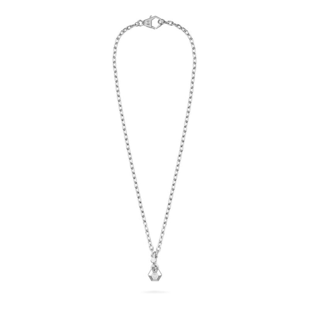 Philipp Plein Plein Edge Cable Chain Necklace Mens